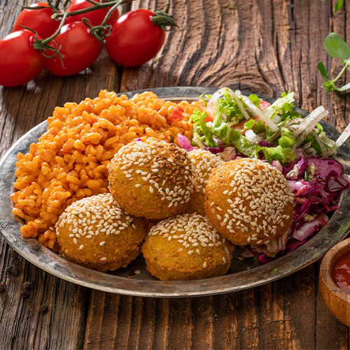 Talerz Falafel