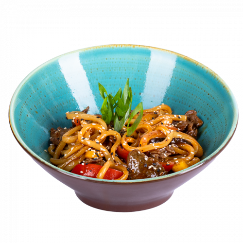 Pepper Beef Udon