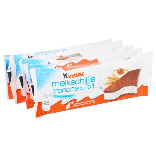 KINDER PLAKJE MET MELK 140G 5P
