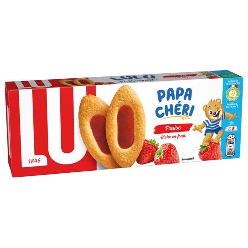 LU LULU CAKE MET AARDBEI 120G