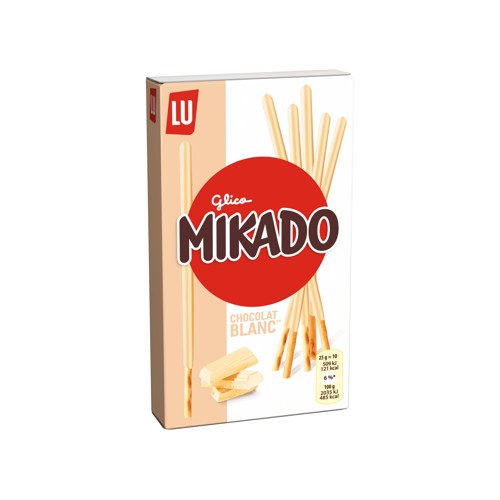 LU Mikado Biscuit Sticks White Chocolate 70 g