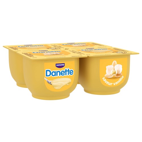 Danette Saveur Vanille 4 x 125 g
