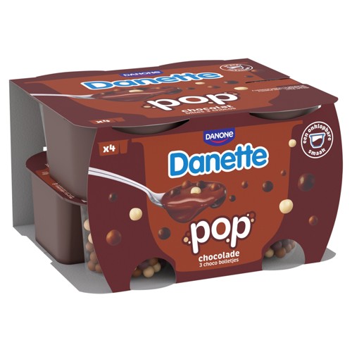 Danette Pop Choc.4X117Gr