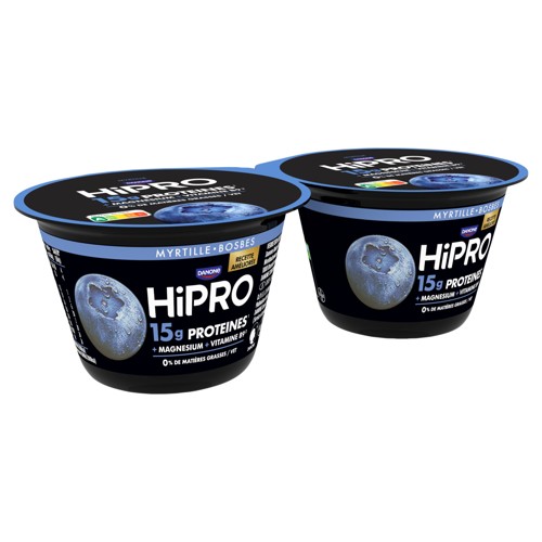 HiPro Yoghurt 15g Eiwit Bosbes 2x160g