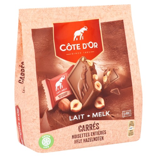 C'Or Carre Lait Nois.200G