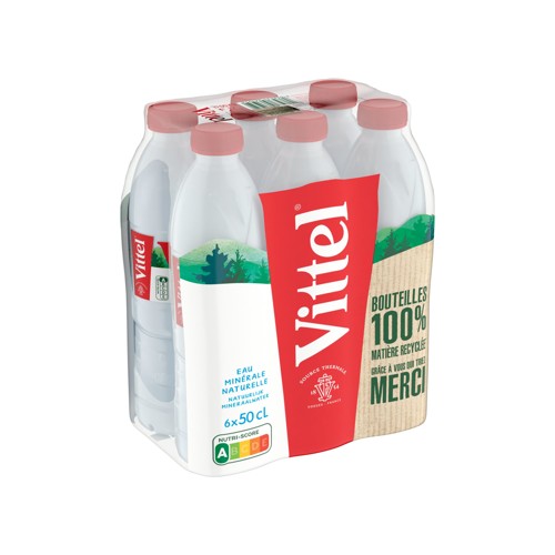 Vittel eau minérale naturelle non pétillante 6 x 50cl