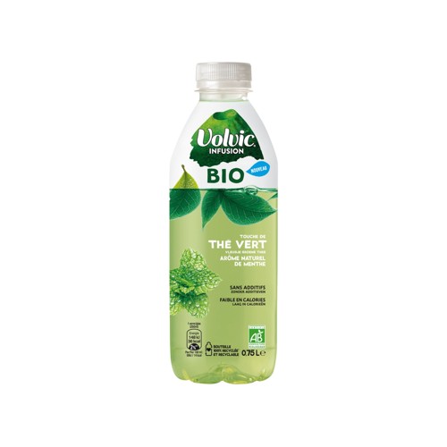 Volvic Infusion Groene Thee Munt Bio 75cl