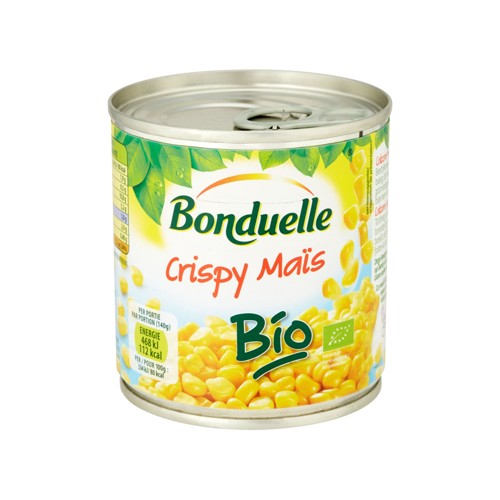 Bonduelle conserves de légumes Crispy Maïs Bio 150g canette