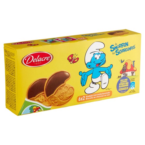 Delacre Schtroumpfs Chocolade 150g