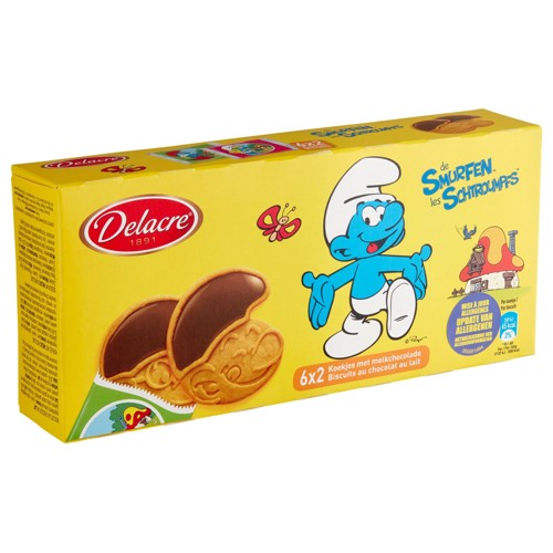 Delacre Schtroumpfs Chocolade 150g