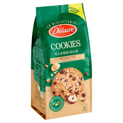 Delacre Cookies Hazelnoot 8st