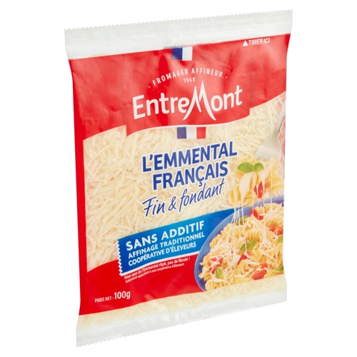 ENTREMONT GERASPTE EMMENTAL 100G