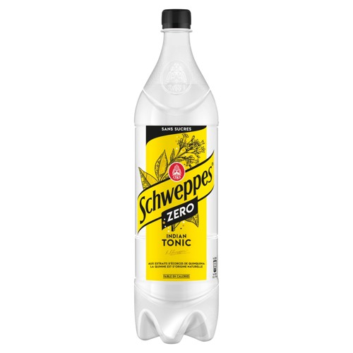 Schweppes Zero Indian Tonic Met Extracten Van Kina 1,5 L
