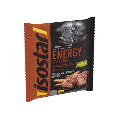 Isostar Energy Sport Bar Cereals and Chocolate Flavour 3 x 35 g