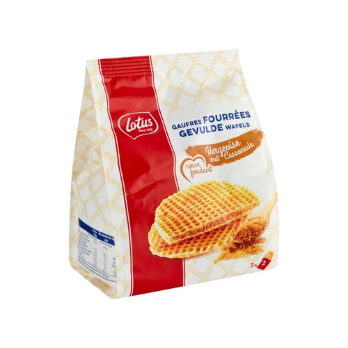 Lotus Gaufres Fourrées Vergeoise Cur 5 x 2 Pièces 310 g