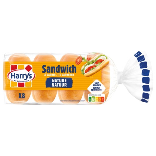 Harrys Sandwich à Garnir Nature 8 x 45 g