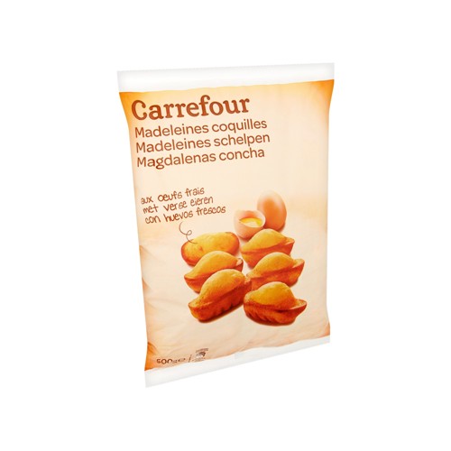 Carrefour Madeleines Coquilles aux ufs Frais 500 g