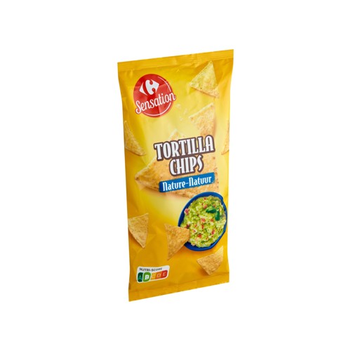 Carrefour Sensation Tortilla Chips Nature 200 g