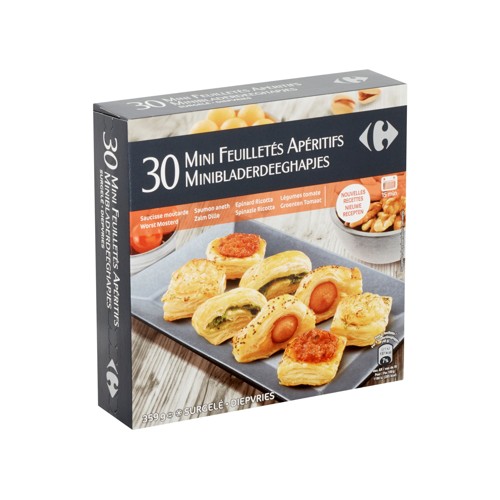 Carrefour 30 Mini Feuilletés Apéritifs 359 g
