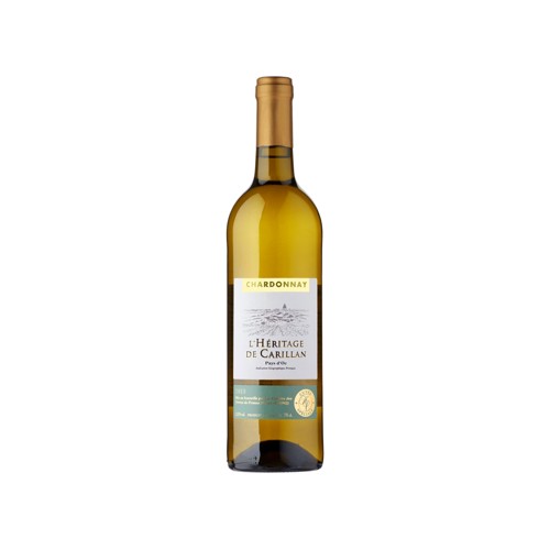 France L''Héritage de Carillan Chardonnay Pays d''Oc Blanc 75cl