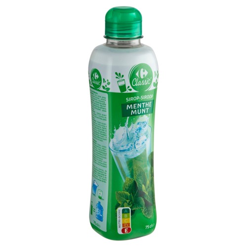 Carrefour Classic'' Sirop Menthe 75 cl