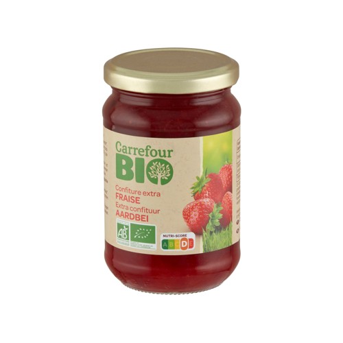Carrefour Bio Confiture Extra Fraise 360 g