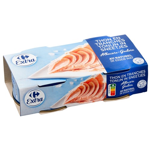 Carrefour Extra Thon en Tranches Albacore au Naturel 2  200 g