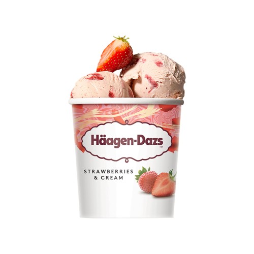 Häagen-Dazs Strawberries & Cream (400g)