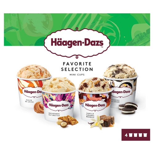 Haagen-Dazs Favourite Collection 4x95ml