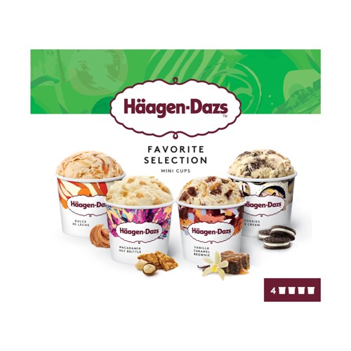 Haagen-Dazs Favourite Collection 4x95ml