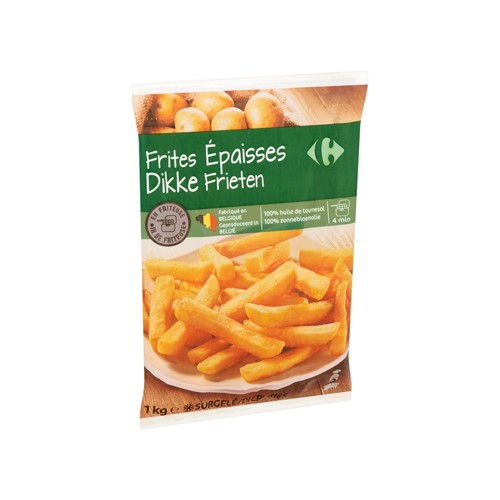 Carrefour Frites Épaisses 1 kg