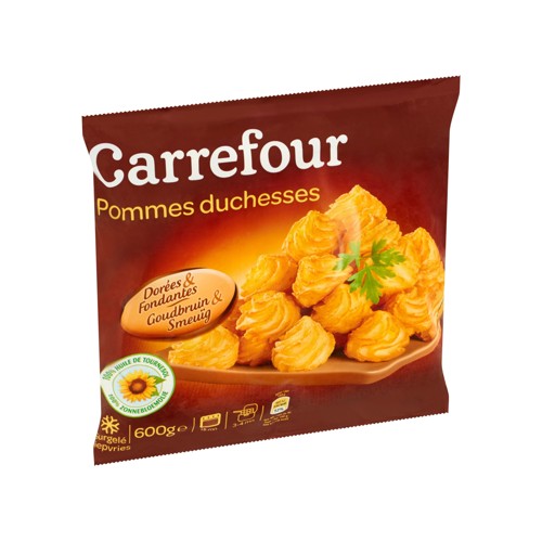 Carrefour Pommes Duchesses Dorées & Fondantes 600 g