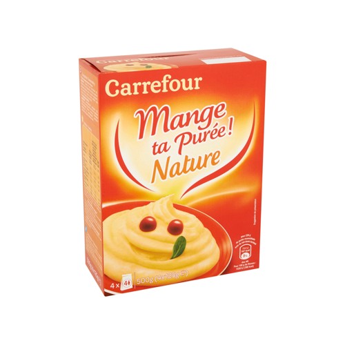 Carrefour Mange Ta Purée ! Nature 4 x 125 g