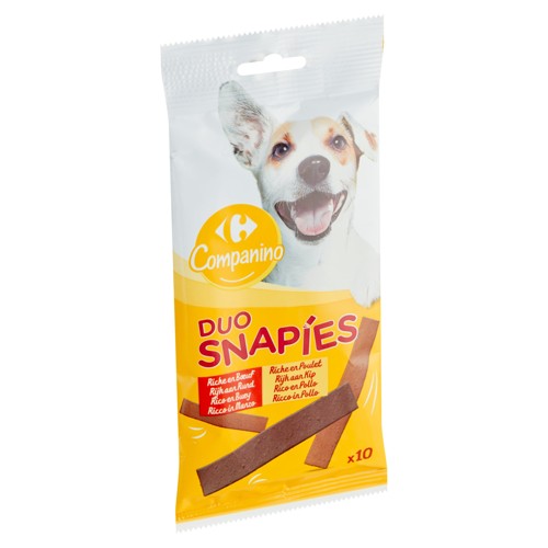 Carrefour Companino Duo Snapies 10 Pièces 100 g