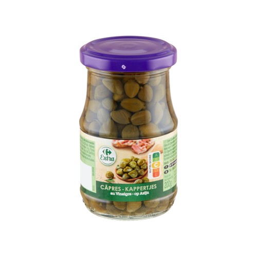 Carrefour Extra Câpres au Vinaigre 200 g