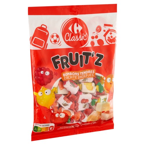 Carrefour Classic'' Fruit''z Bonbons Tendres 500 g