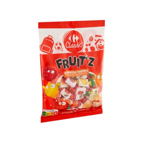 Carrefour Classic'' Fruit''z Bonbons Tendres 500 g
