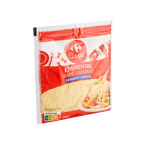 Carrefour Classic'' Emmental Râpé Fondant 200 g