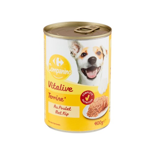 Carrefour Companino Vitalive Terrine au Poulet 400 g