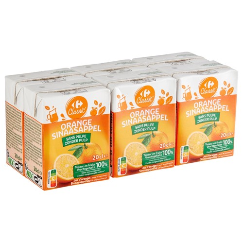 Carrefour Classic'' Orange 6 x 20 cl