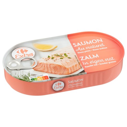 Carrefour Extra Saumon au Naturel 190 g