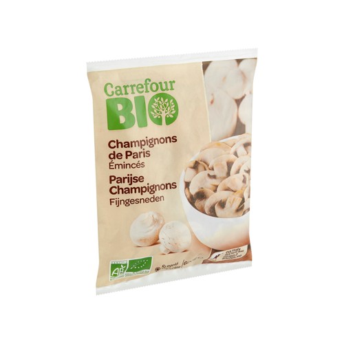 Carrefour Bio Champignons de Paris Émincés 600 g