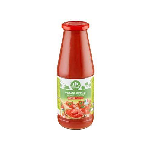 Carrefour Classic'' Purée de Tomates Nature 700 g
