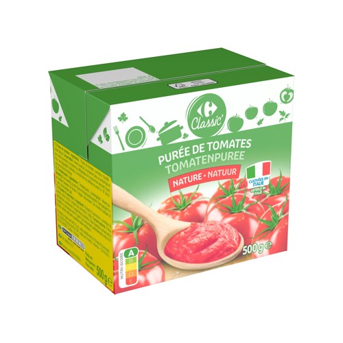 Carrefour Classic'' Purée de Tomates 500 g