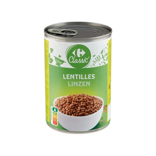 Carrefour Classic'' Lentilles 400 g