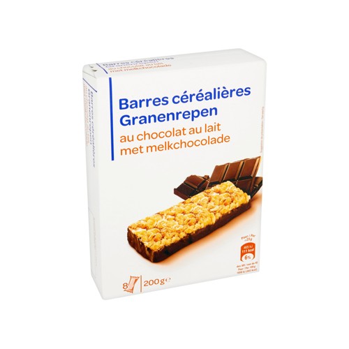 Barres Céréalières au Chocolat au Lait 8 x 25 g