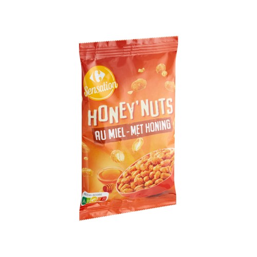 Carrefour Sensation Honey'' Nuts au Miel 125 g