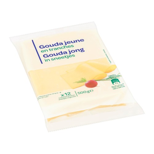 Gouda Jeune en Tranches 500 g