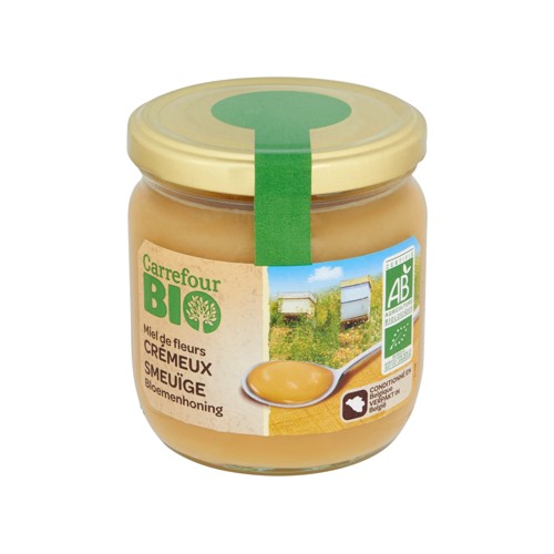 Carrefour Bio Miel de Fleurs Crémeux 500 g