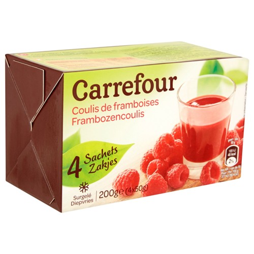Carrefour Coulis de Framboises 4 x 50 g